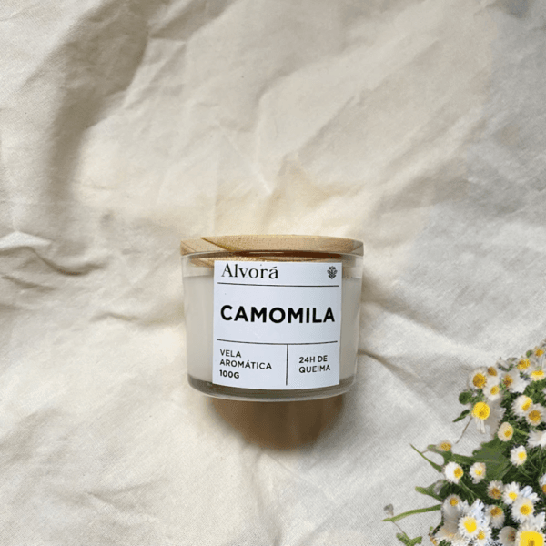 Vela Aromática Camomila 100g