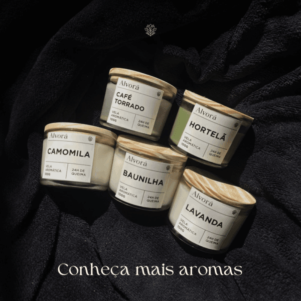 Vela Aromática Baunilha 100g - Imagem 4