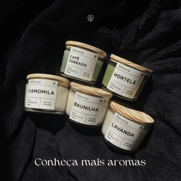 Vela Aromática Café Torrado 100g - Imagem 4