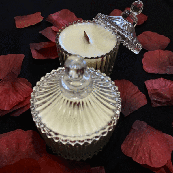 Vela Aromática dia dos namorados 80g - Chá Branco - Imagem 2
