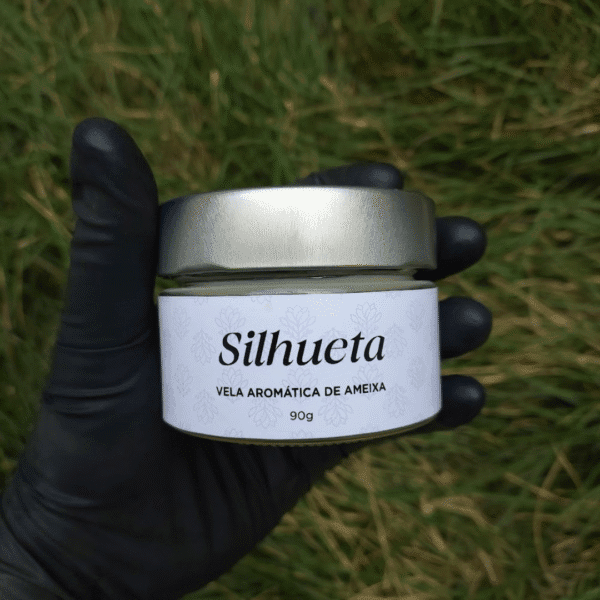 Vela Aromática Silhueta (Ameixa) - 90g