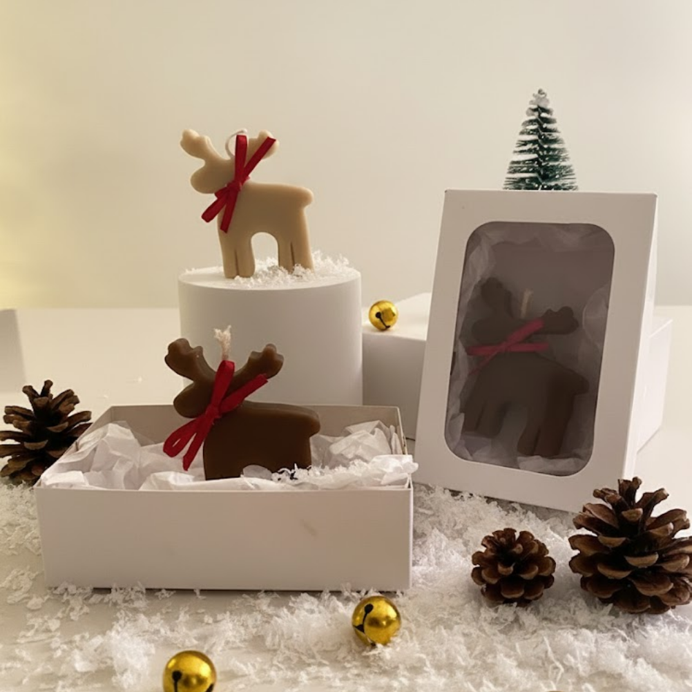 Vela Rena de Natal Aromática 20g - Coleção de Natal