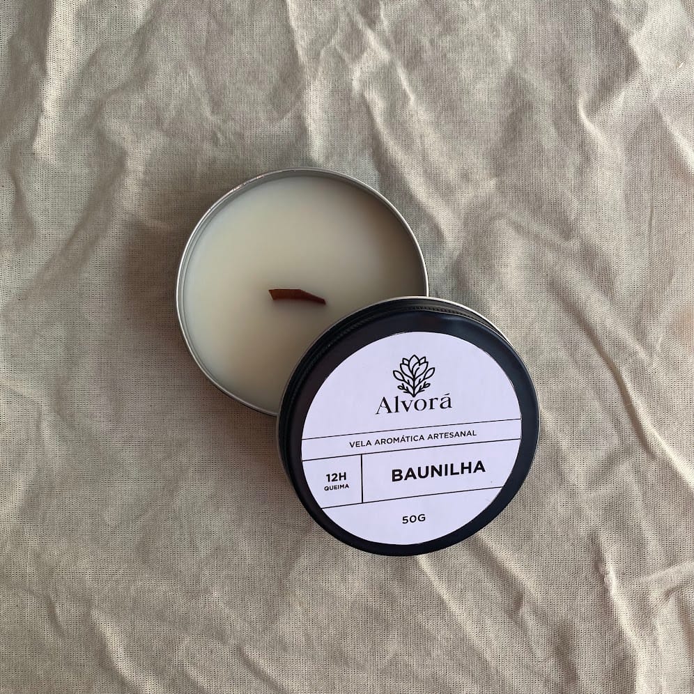 Vela Aromática Baunilha 50g