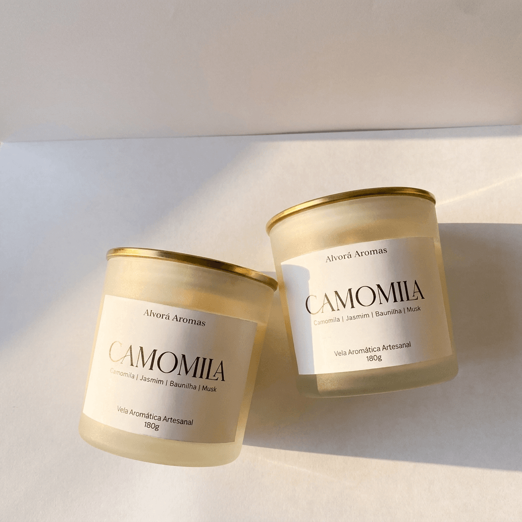 Vela Aromática Camomila - 180g - Imagem 2