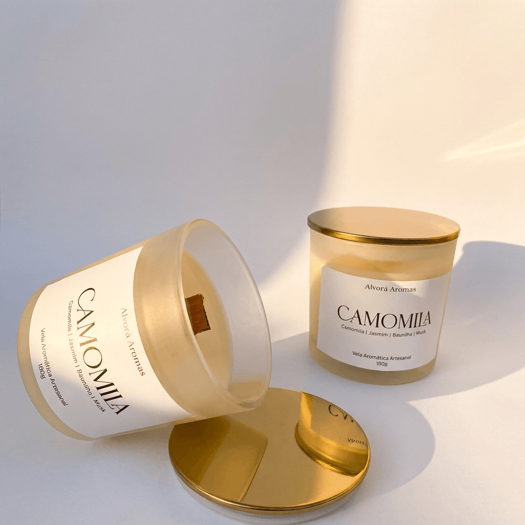 Vela Aromática Camomila - 180g