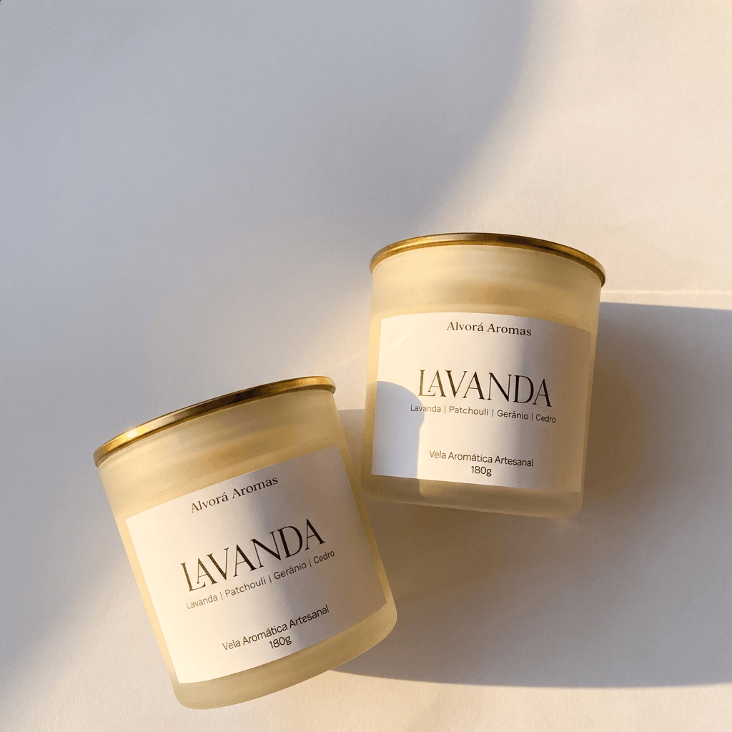 Vela Aromática Lavanda - 180g - Imagem 2