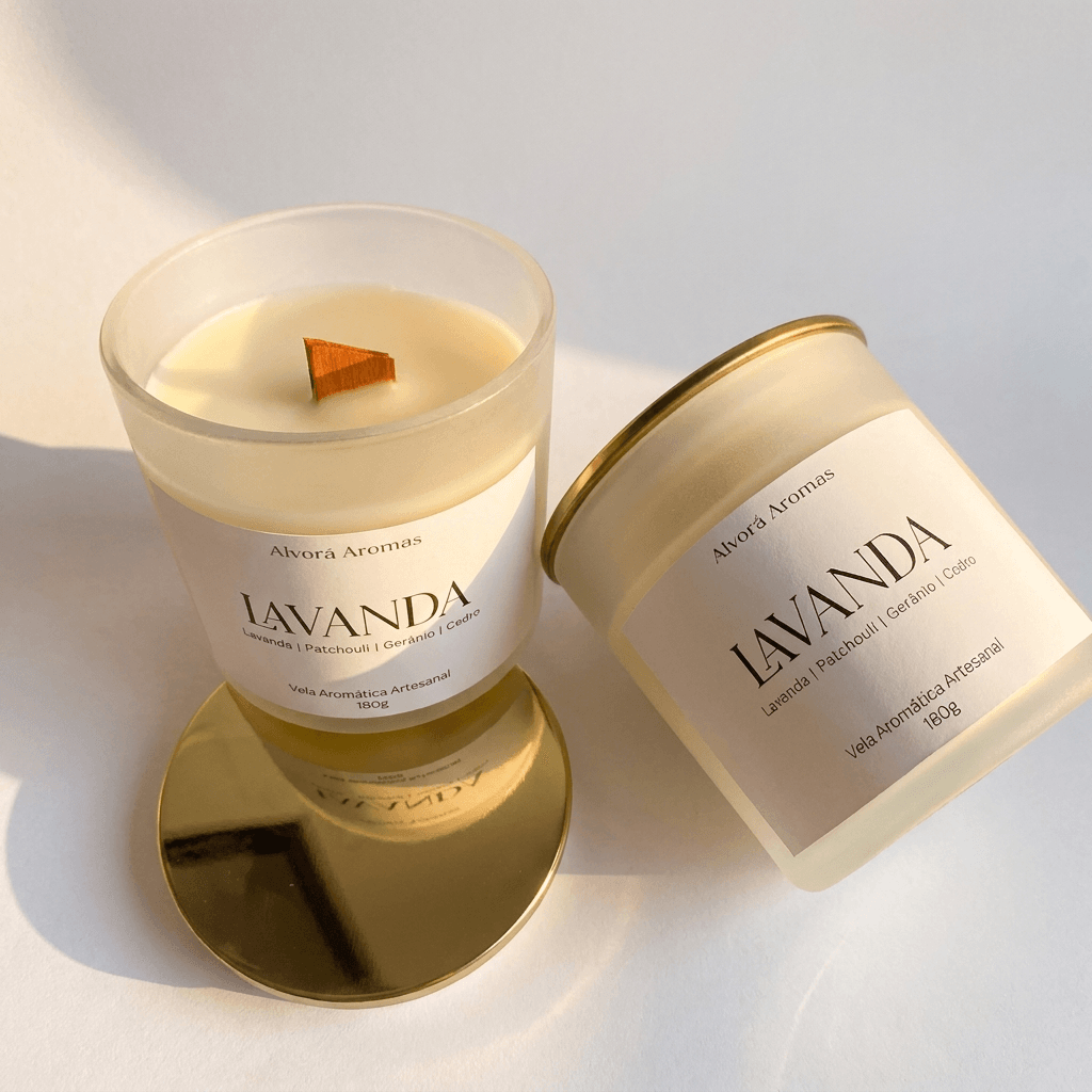 Vela Aromática Lavanda - 180g